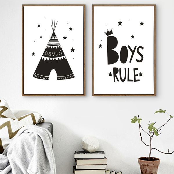 boys rule canvas painting personalized minimalist nordic posters wall art picture for nursery kids room unframed home decor
boys rule canvas painting personalized minimalist nordic posters wall art picture for nursery kids room unframed home decor