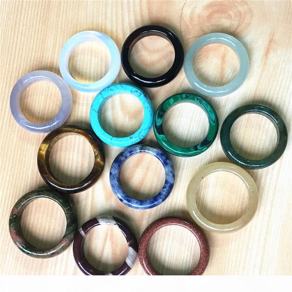 new onyx agates carnelian opal sands unakite fashion natural stone finger rings for women men 10pcs 6mm 17#18# 20#, Silver 
new onyx agates carnelian opal sands unakite fashion natural stone finger rings for women men 10pcs 6mm 17#18# 20#, Silver
