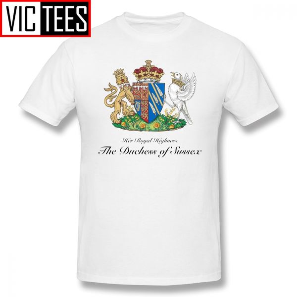 mens meghan markle t shirts her royal highness the duchess of suscoat of arms t-shirt oversized casual tee shirt tshirt