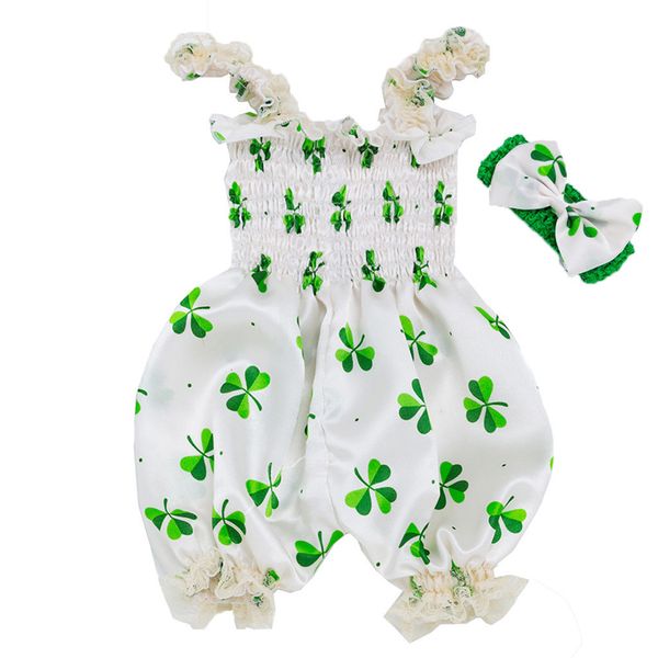 new arrival toddler baby boy girls st. patrick's day sleeveless romper playsuit clothes z0128, White
new arrival toddler baby boy girls st. patrick's day sleeveless romper playsuit clothes z0128, White