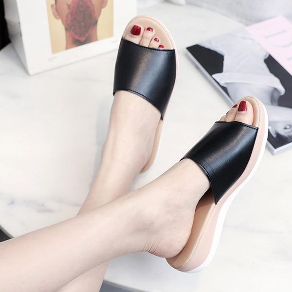 slippers woman summer round toe flat non-slip ladies wedges peep black white shoes women casual outdoor beach #0729
slippers woman summer round toe flat non-slip ladies wedges peep black white shoes women casual outdoor beach #0729