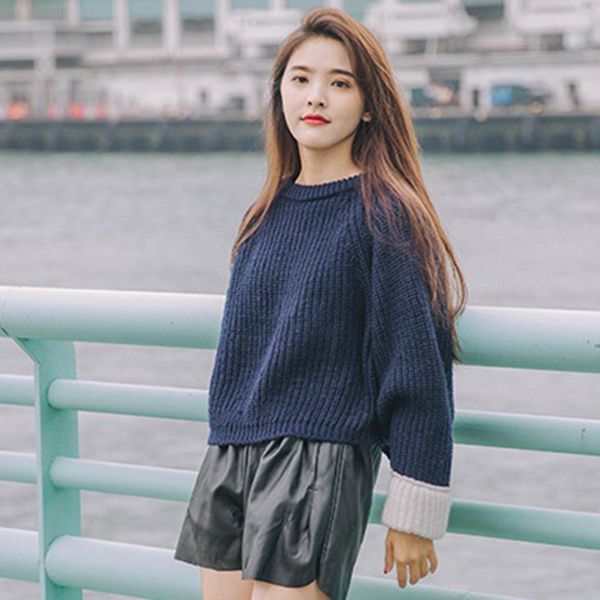 blackday women knitted sweater oversize o-neck winter knitwear bat sleeve patchwork warm casual pullover korean clothing new, White
blackday women knitted sweater oversize o-neck winter knitwear bat sleeve patchwork warm casual pullover korean clothing new, White