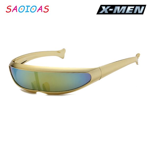 saoioas sunglasses men x-men laser robot siamese sun glasses women sunglasses brand design oculos gold luxury gafas de sol uv400, White;black
saoioas sunglasses men x-men laser robot siamese sun glasses women sunglasses brand design oculos gold luxury gafas de sol uv400, White;black