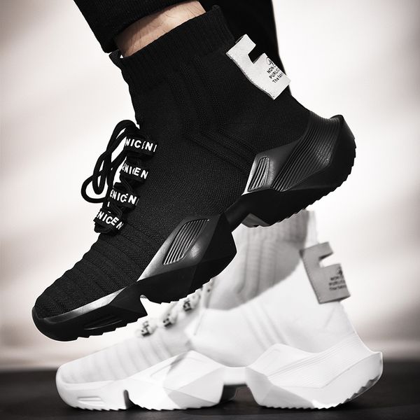 damyuan men's retro sock sneakers 47 high chunky men shoes breathable men thick bottom casual shoes zapatos de hombre, Black
damyuan men's retro sock sneakers 47 high chunky men shoes breathable men thick bottom casual shoes zapatos de hombre, Black