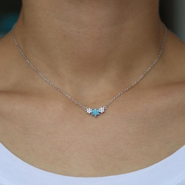 chains 35+10cm 925 sterling silver flower pendant necklace with cz turqoises stone 33pcs tiny charm chain daily jewelry
chains 35+10cm 925 sterling silver flower pendant necklace with cz turqoises stone 33pcs tiny charm chain daily jewelry