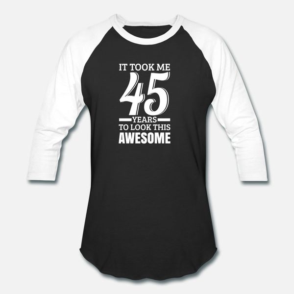 45. birthday 1974 t shirt men knitted short sleeve plus size 3xl basic solid loose comical summer style kawaii shirt, White;black
45. birthday 1974 t shirt men knitted short sleeve plus size 3xl basic solid loose comical summer style kawaii shirt, White;black