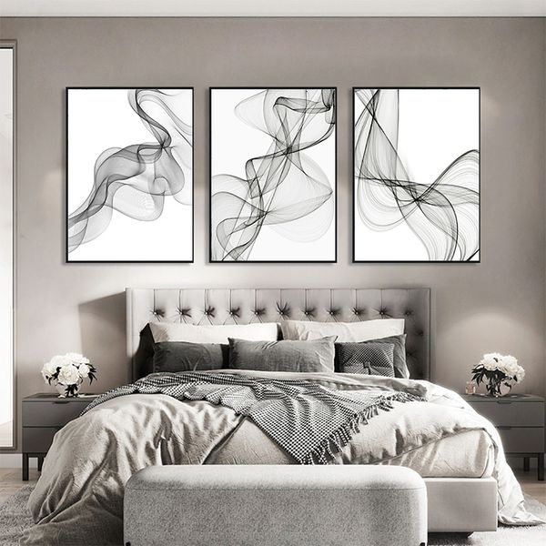 nordic black white art wall art canvas painting posters prints abstract line picture for living room morden home decor no frame 
nordic black white art wall art canvas painting posters prints abstract line picture for living room morden home decor no frame