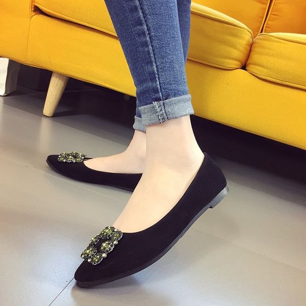 woman flats rhinestone shoes autumn new female metal pointed toe casaul peas shoes comfortable flats loafers h14-62, Black
woman flats rhinestone shoes autumn new female metal pointed toe casaul peas shoes comfortable flats loafers h14-62, Black