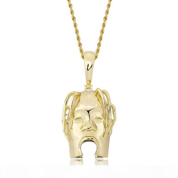 rap singer travis scott necklace & pendant with rope chain iced out bling cubic zircon shining men's hip hop jewelry, Silver
rap singer travis scott necklace & pendant with rope chain iced out bling cubic zircon shining men's hip hop jewelry, Silver