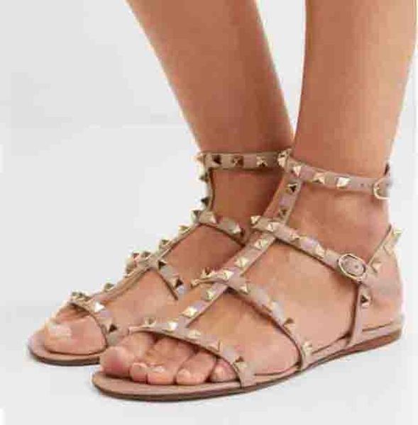 romantic women flat sandals with rivets rock runner studded leather stud sandals,cool lady outdoor fashion sandal dresses shoes with box, Black
romantic women flat sandals with rivets rock runner studded leather stud sandals,cool lady outdoor fashion sandal dresses shoes with box, Black