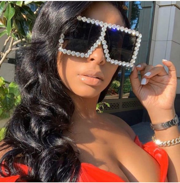 2020 new square large frame sunglasses european and american cool diamond set sunglasses generous frame cool glasses female, White;black
2020 new square large frame sunglasses european and american cool diamond set sunglasses generous frame cool glasses female, White;black
