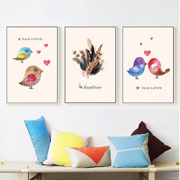 gohipang modern nordic style cute and lovely animal restaurant living room children's room paintings bird feather decor pictures
gohipang modern nordic style cute and lovely animal restaurant living room children's room paintings bird feather decor pictures