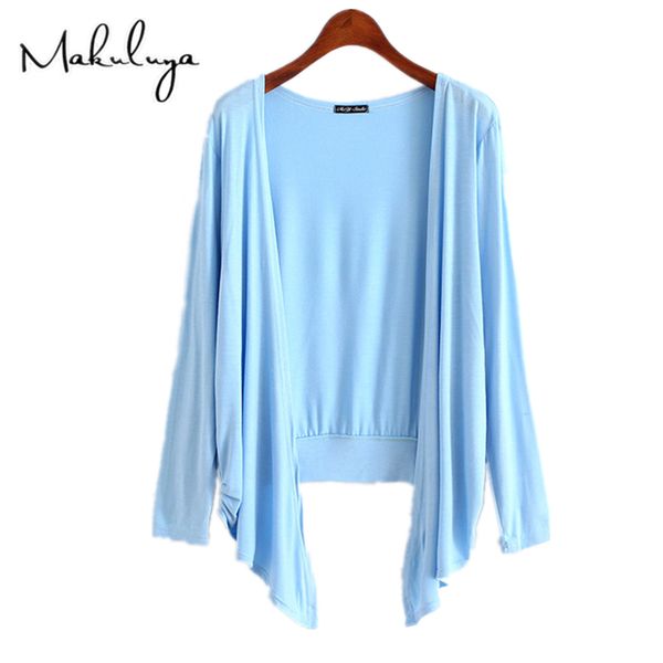 makuluya spring autumn summer women cardigan thin modal candy color long outerwear sunscreen larg size irregular shawl coat qw, Black;brown
makuluya spring autumn summer women cardigan thin modal candy color long outerwear sunscreen larg size irregular shawl coat qw, Black;brown