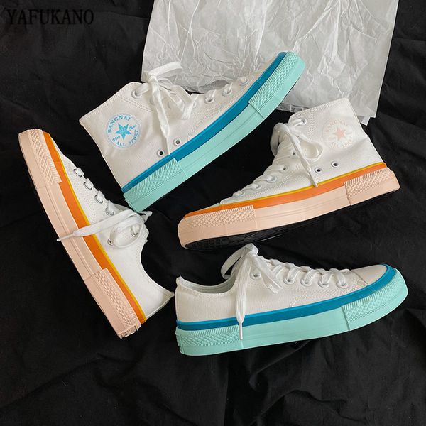classic hit color high-canvas shoes japanese student harajuku casual flat shoes 2020 autumn white sneakers vulcanized, Black
classic hit color high-canvas shoes japanese student harajuku casual flat shoes 2020 autumn white sneakers vulcanized, Black