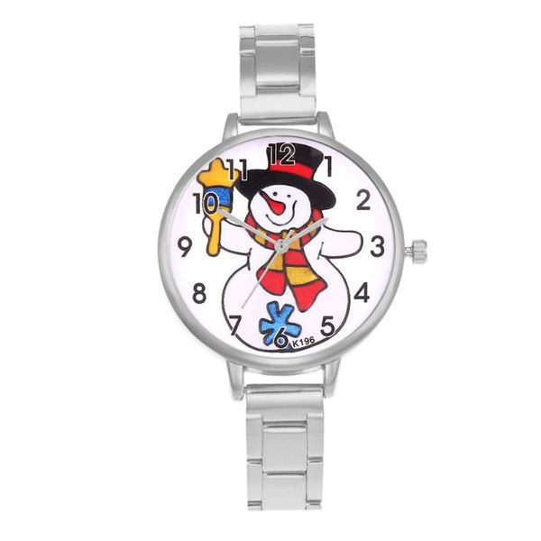female quartz watches round dial watches casual snowman xmas gifts ll@17, Slivery;brown
female quartz watches round dial watches casual snowman xmas gifts ll@17, Slivery;brown