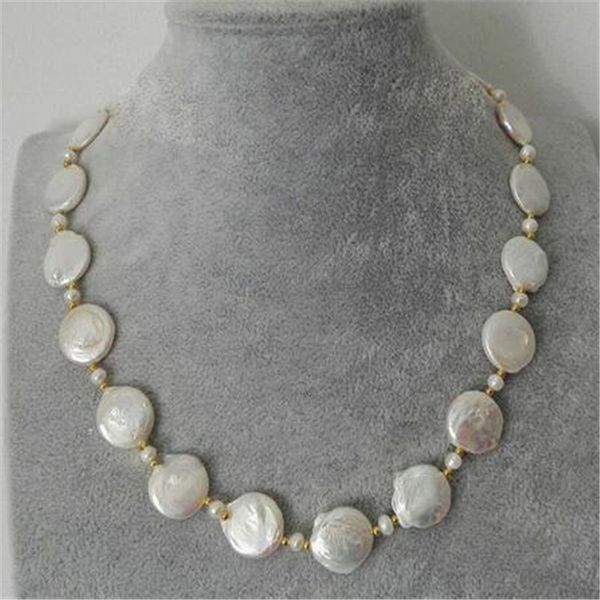 pièce de monnaie baroque naturelle de la mer du sud 13-14mm collier de perles akoya 18'', Silver
pièce de monnaie baroque naturelle de la mer du sud 13-14mm collier de perles akoya 18'', Silver