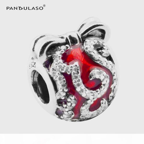 pandulaso рождество яркого орнамент charm beads для женщин diy оригинальных стерлингового серебра дизайнер ювелирных изделий шармов браслето, Black
pandulaso рождество яркого орнамент charm beads для женщин diy оригинальных стерлингового серебра дизайнер ювелирных изделий шармов браслето, Black