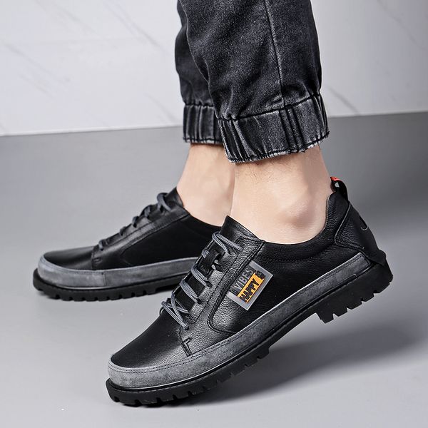 brand casual shoes men fashion luxury men flats breathable outdoor oxfords sneakers lace up genuine leather shoes footwear, Black
brand casual shoes men fashion luxury men flats breathable outdoor oxfords sneakers lace up genuine leather shoes footwear, Black