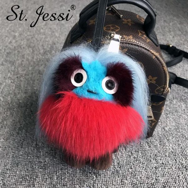fur keychain fluffy feather monsters' for car ornaments charm bag holder pendant accessories luxury chaveiros key chains, Silver
fur keychain fluffy feather monsters' for car ornaments charm bag holder pendant accessories luxury chaveiros key chains, Silver