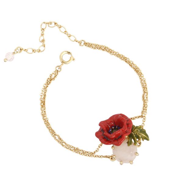new product launches enamel glaze red rose zircon crystal stone gold-plated bracelet double-layer bracelet female, Black
new product launches enamel glaze red rose zircon crystal stone gold-plated bracelet double-layer bracelet female, Black