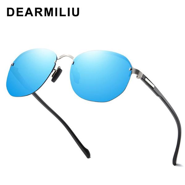 dearmiliu 2020 new fashion polarized sunglasses round frameless sun glasses prince mirror gafas de sol hombre a608, White;black 
dearmiliu 2020 new fashion polarized sunglasses round frameless sun glasses prince mirror gafas de sol hombre a608, White;black