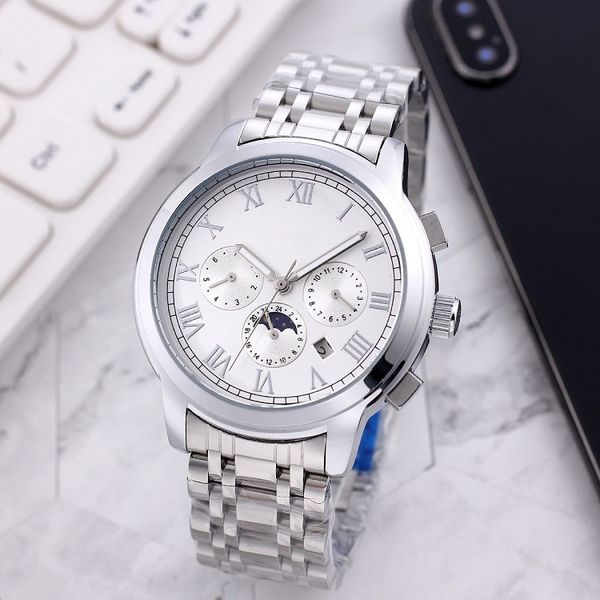 2020 luxury mens watches roman numeral dial automatic mechanical watch designer watches longin brand stainless steel strap, Slivery;brown
2020 luxury mens watches roman numeral dial automatic mechanical watch designer watches longin brand stainless steel strap, Slivery;brown