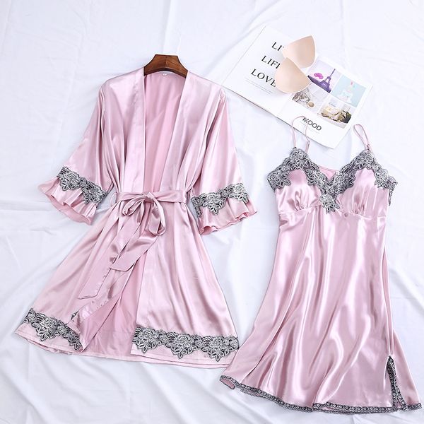 2pcs bride bridesmaid wedding robe satin kimono bathrobe gown female sexynighty&robe suit silky sleepwear intimate lingerie, Black;red
2pcs bride bridesmaid wedding robe satin kimono bathrobe gown female sexynighty&robe suit silky sleepwear intimate lingerie, Black;red