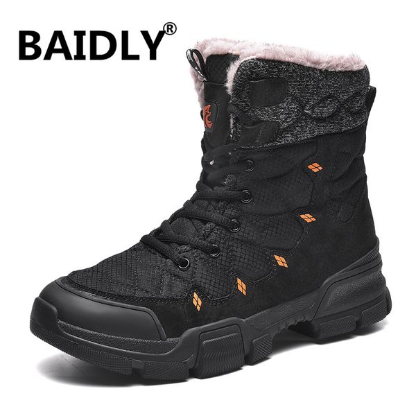 waterproof winter men boots with fur warm snow boots men work casual shoes sneakers high rubber ankle plus size 38-46, Black
waterproof winter men boots with fur warm snow boots men work casual shoes sneakers high rubber ankle plus size 38-46, Black