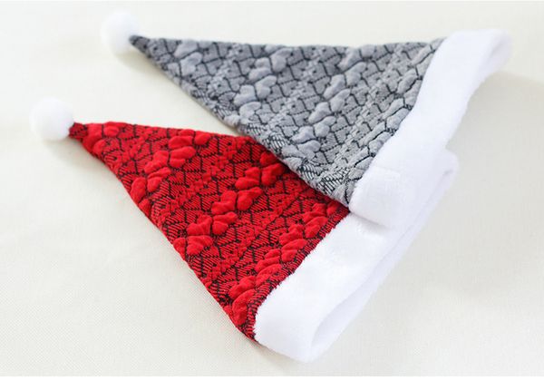 gray and red heart print santa hat christmas decorations xmas party costume new year festive holiday party supplies
gray and red heart print santa hat christmas decorations xmas party costume new year festive holiday party supplies