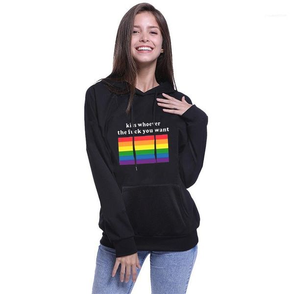 толстовки новые популярные конструктор с длинным рукавом пары одежда lgbt известные hoodie радуга поцелуй печати толстовка женская короткие, Black
толстовки новые популярные конструктор с длинным рукавом пары одежда lgbt известные hoodie радуга поцелуй печати толстовка женская короткие, Black