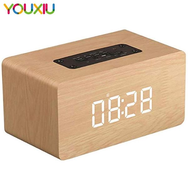 bluetooth speaker digital alarm clock wooden v4.2 portable wireless 10w dual driver speakers led tf-card aux fm radio for
bluetooth speaker digital alarm clock wooden v4.2 portable wireless 10w dual driver speakers led tf-card aux fm radio for