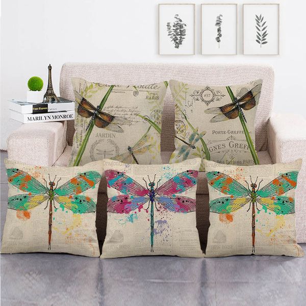 cushion/decorative pillow 45cm*45cm retro dragonfly design linen/cotton throw covers couch cushion cover home decor
cushion/decorative pillow 45cm*45cm retro dragonfly design linen/cotton throw covers couch cushion cover home decor