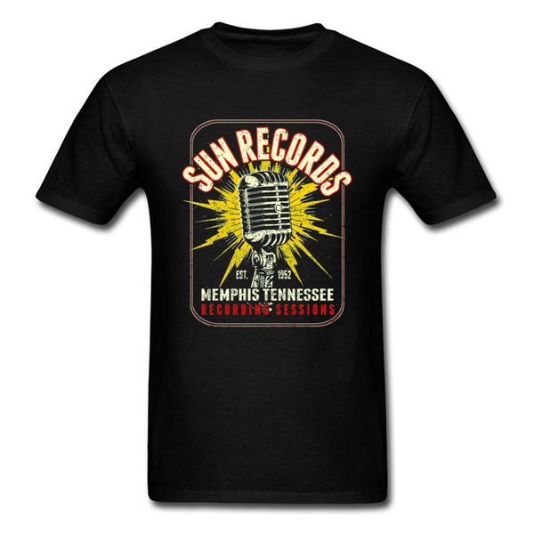 sun records microphone rock men's t shirt retro valentine day men t shirt round collar 100% cotton tees
sun records microphone rock men's t shirt retro valentine day men t shirt round collar 100% cotton tees