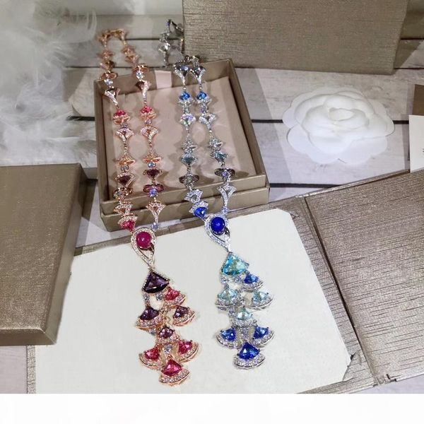 europe america fashion lady women brass color gemstones 18k gold long necklaces with tassels setting diamond red blue zircons fan pendants, Silver
europe america fashion lady women brass color gemstones 18k gold long necklaces with tassels setting diamond red blue zircons fan pendants, Silver