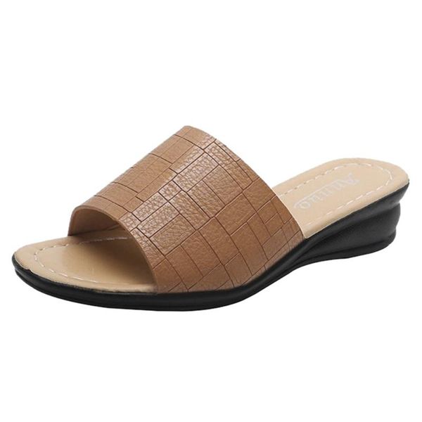 лето женщины скольжения на клинья open toe non-slip дышащие пляжная обувь женщина тапочки летние 2020 клин тапочки новое прибытие, Black
лето женщины скольжения на клинья open toe non-slip дышащие пляжная обувь женщина тапочки летние 2020 клин тапочки новое прибытие, Black