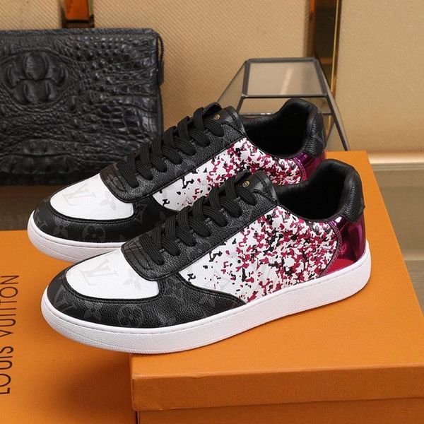 2020 e10 mens classic casual shoes leather lace-up fashion luxury designer shoes handsome mens sneakers original box, Black
2020 e10 mens classic casual shoes leather lace-up fashion luxury designer shoes handsome mens sneakers original box, Black