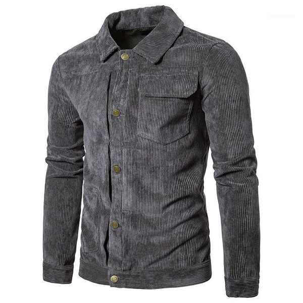 college style mens clothing corduroy mens designer jacket solid color stripe simple long sleeve mens coat, Black;brown
college style mens clothing corduroy mens designer jacket solid color stripe simple long sleeve mens coat, Black;brown