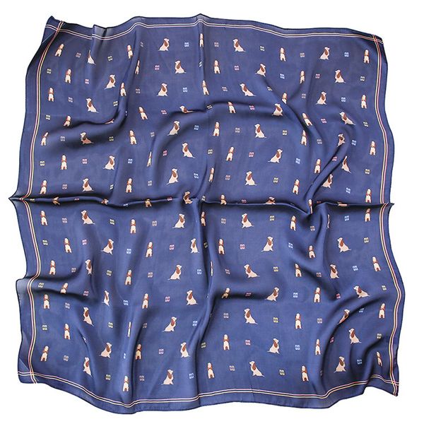 70*70 the new green cartoon puppy small square towel small female fashion emulation silk scarf,women headband, shawl, Blue;gray
70*70 the new green cartoon puppy small square towel small female fashion emulation silk scarf,women headband, shawl, Blue;gray