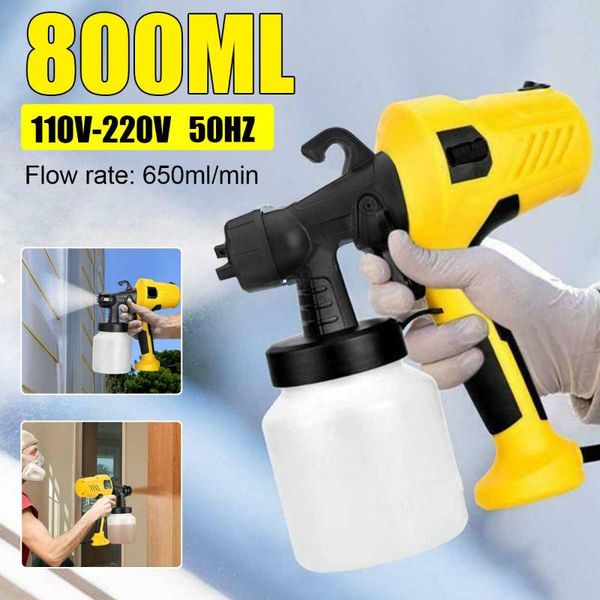 28000rpm spray gun 400w 220v 110v high power home electric paint sprayer, 3 nozzle easy spraying and clean perfect for beginner
28000rpm spray gun 400w 220v 110v high power home electric paint sprayer, 3 nozzle easy spraying and clean perfect for beginner