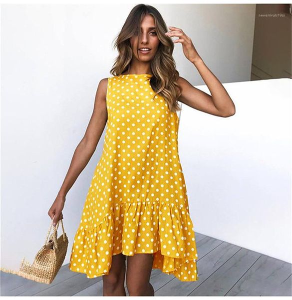 dot dresses ruffle casual sleeveless o neck fashion womens dresses natural waist dress designer women polka, Black;gray
dot dresses ruffle casual sleeveless o neck fashion womens dresses natural waist dress designer women polka, Black;gray