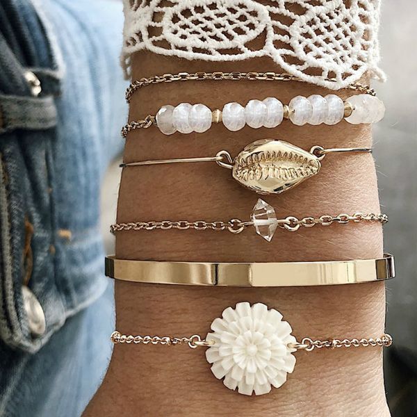 белый цветок металлические shell кристалл шарм banglebracelets для женщин золото цвет 2020 ювелирная мода ручной цепи женский новые, Golden;silver
белый цветок металлические shell кристалл шарм banglebracelets для женщин золото цвет 2020 ювелирная мода ручной цепи женский новые, Golden;silver