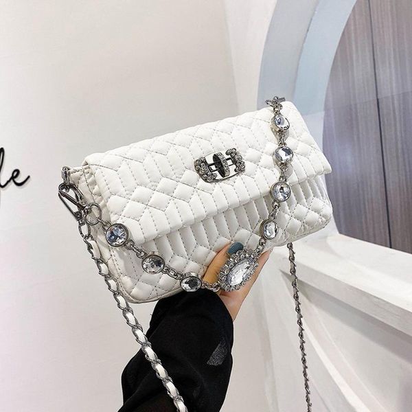 luxury lady shoulder bag designer crystal diamond decoration soft leather fashion lady handbag white messenger bag
luxury lady shoulder bag designer crystal diamond decoration soft leather fashion lady handbag white messenger bag