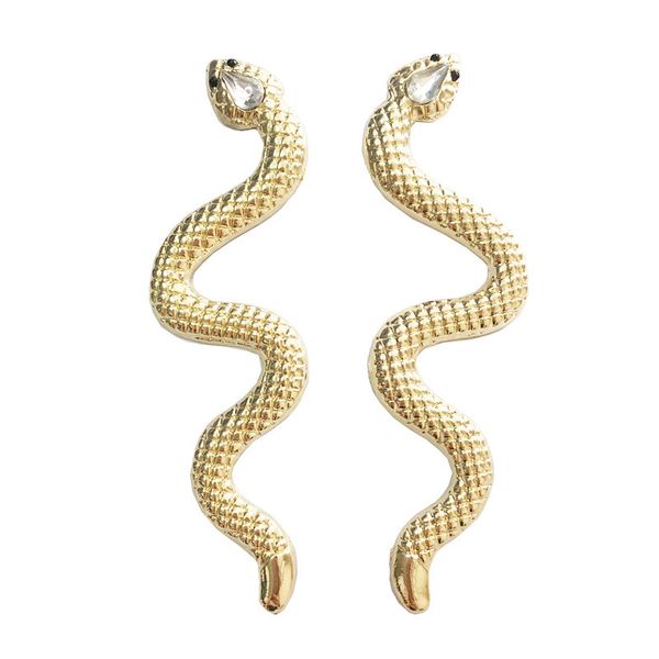 stud punk snake earrings for women men exaggerated gold silver color crystal alloy statement animal jewelry, Golden;silver
stud punk snake earrings for women men exaggerated gold silver color crystal alloy statement animal jewelry, Golden;silver