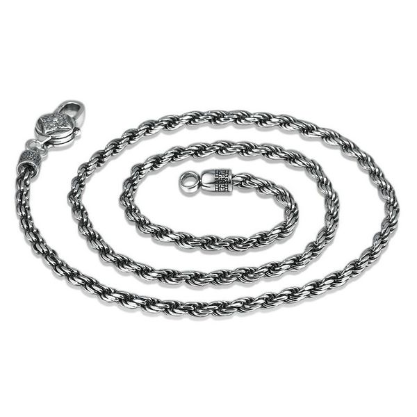 men necklace 925 sterling silver 3mm thick buddhist heart sutra rope chain pendant necklace jewelry
men necklace 925 sterling silver 3mm thick buddhist heart sutra rope chain pendant necklace jewelry