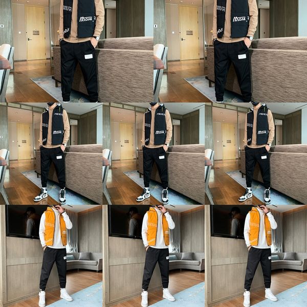 men's autumn and winter hooded sweater vest men's suit loose casual all-match youth korean style trendy pantsvest sports pants spo, Black
men's autumn and winter hooded sweater vest men's suit loose casual all-match youth korean style trendy pantsvest sports pants spo, Black
