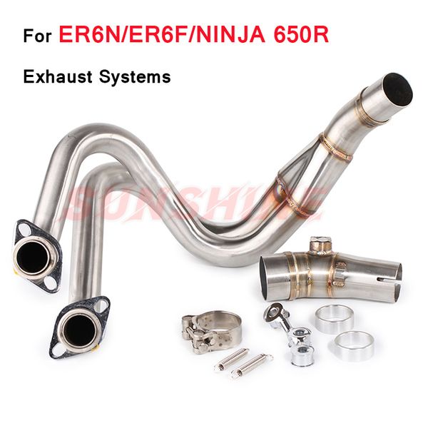 for er6n er6f ninja 650r exhaust motorcycle pitbike full systems front pipe stainless steel 304 half blue modify mid pipe 12-19
for er6n er6f ninja 650r exhaust motorcycle pitbike full systems front pipe stainless steel 304 half blue modify mid pipe 12-19