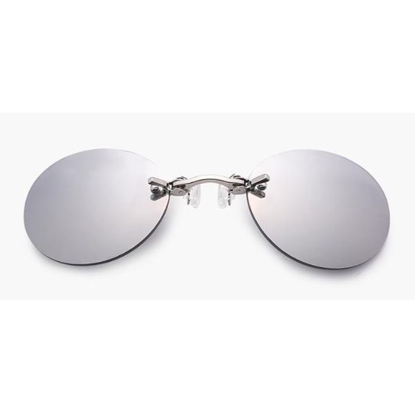 sunglasses fashion oval rimsless clamp nose same style men women clip on sun glasses cool spectacles, White;black
sunglasses fashion oval rimsless clamp nose same style men women clip on sun glasses cool spectacles, White;black