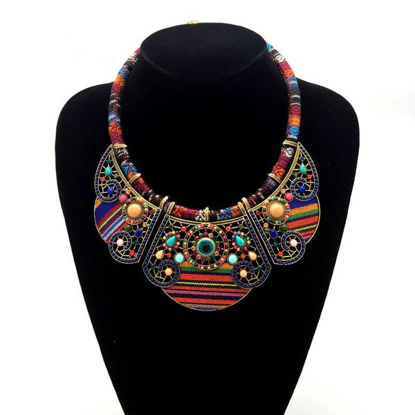 bohemian national style personality rice bead ceramic alloy rope chain choker short pendant woman necklace dedicated jewelry, Silver
bohemian national style personality rice bead ceramic alloy rope chain choker short pendant woman necklace dedicated jewelry, Silver