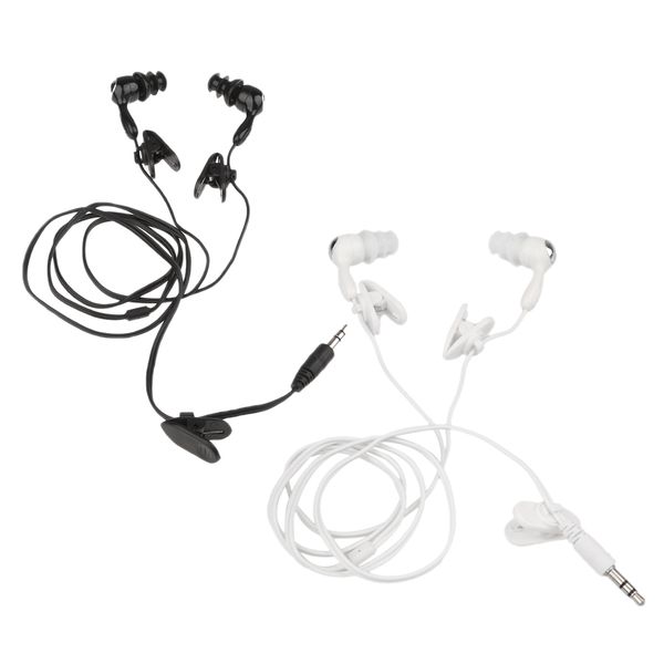 2pack 3.5mm jack waterproof ipx8 swimming stereo earphones & clip swim water sports & diving for android & ios phones, mp3 player
2pack 3.5mm jack waterproof ipx8 swimming stereo earphones & clip swim water sports & diving for android & ios phones, mp3 player