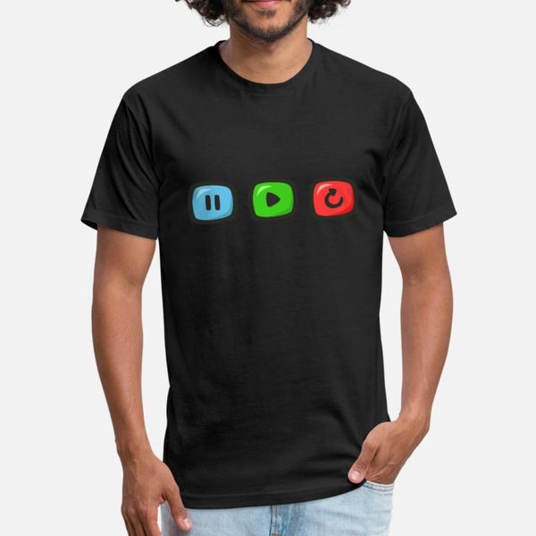 pause play replay retro icons t shirt men designer cotton o-neck letters sunlight new fashion spring autumn novelty shirt
pause play replay retro icons t shirt men designer cotton o-neck letters sunlight new fashion spring autumn novelty shirt